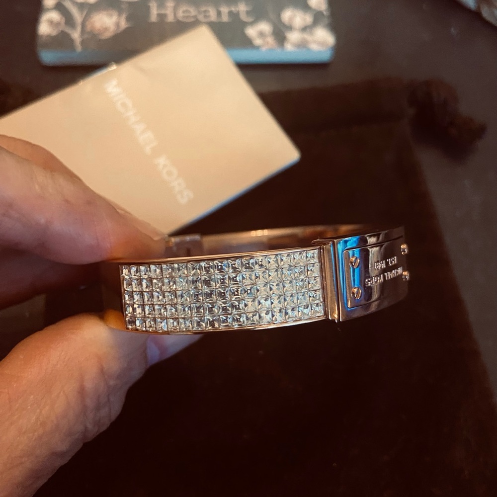 MICHAEL KORS bracelet EUC ROSE GOLD - Picture 4 of 5
